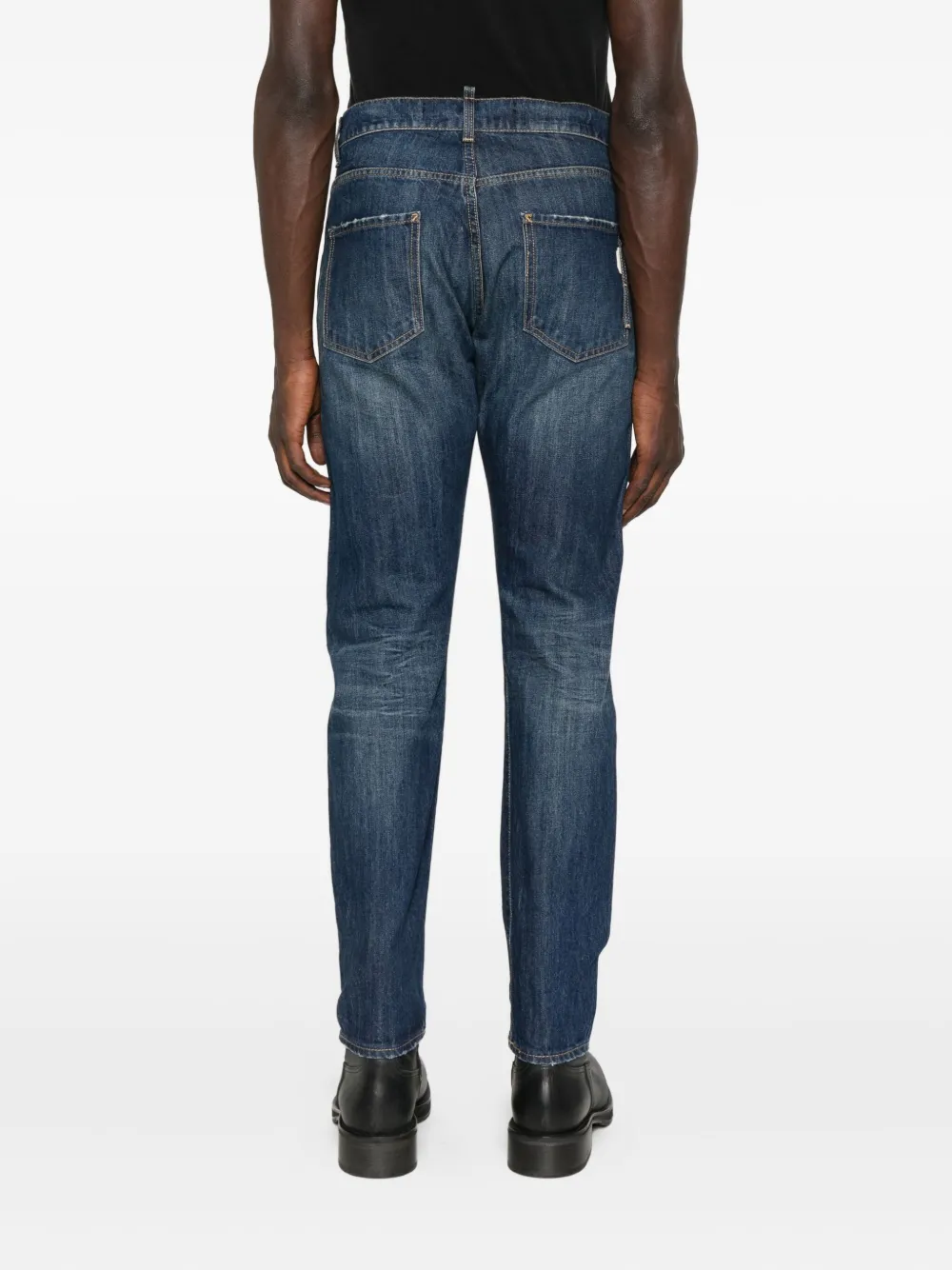 YES LONDON Jeans met gerafeld detail Blauw