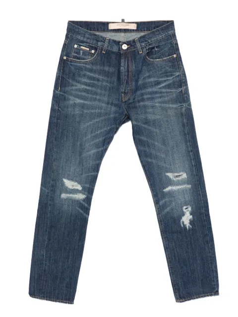 YES LONDON distressed-detail jeans
