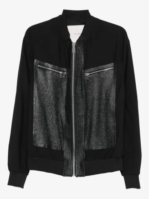 YES LONDON panelled zip-front jacket