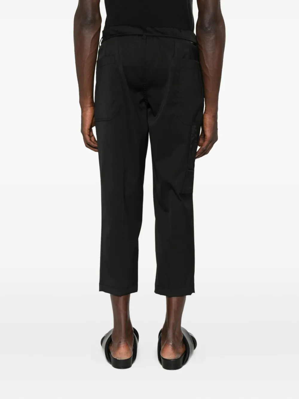 YES LONDON Plooibroek met elastische taille Zwart