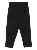 YES LONDON pleated elastic-waist trousers - Black