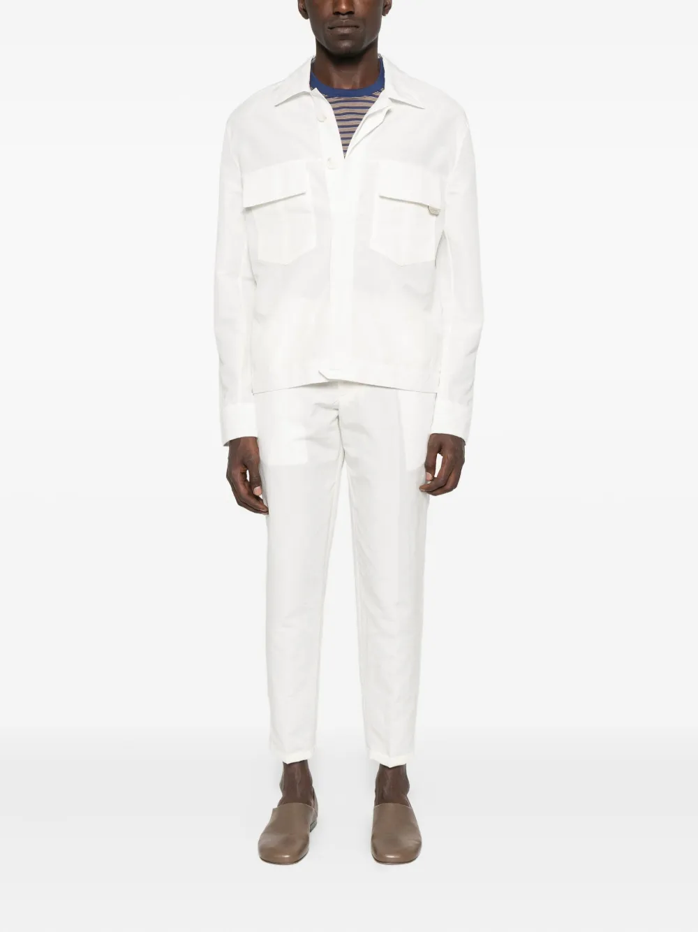 YES LONDON flap-pocket shirt jacket | Shirt Jackets | Image 2