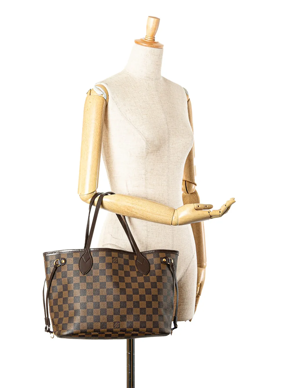 Louis Vuitton Pre-Owned 2008 Damier Ebene Neverfull PM tote bag | Pre-Owned | Image 2