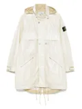 Stone Island logo-patch parka - Neutrals