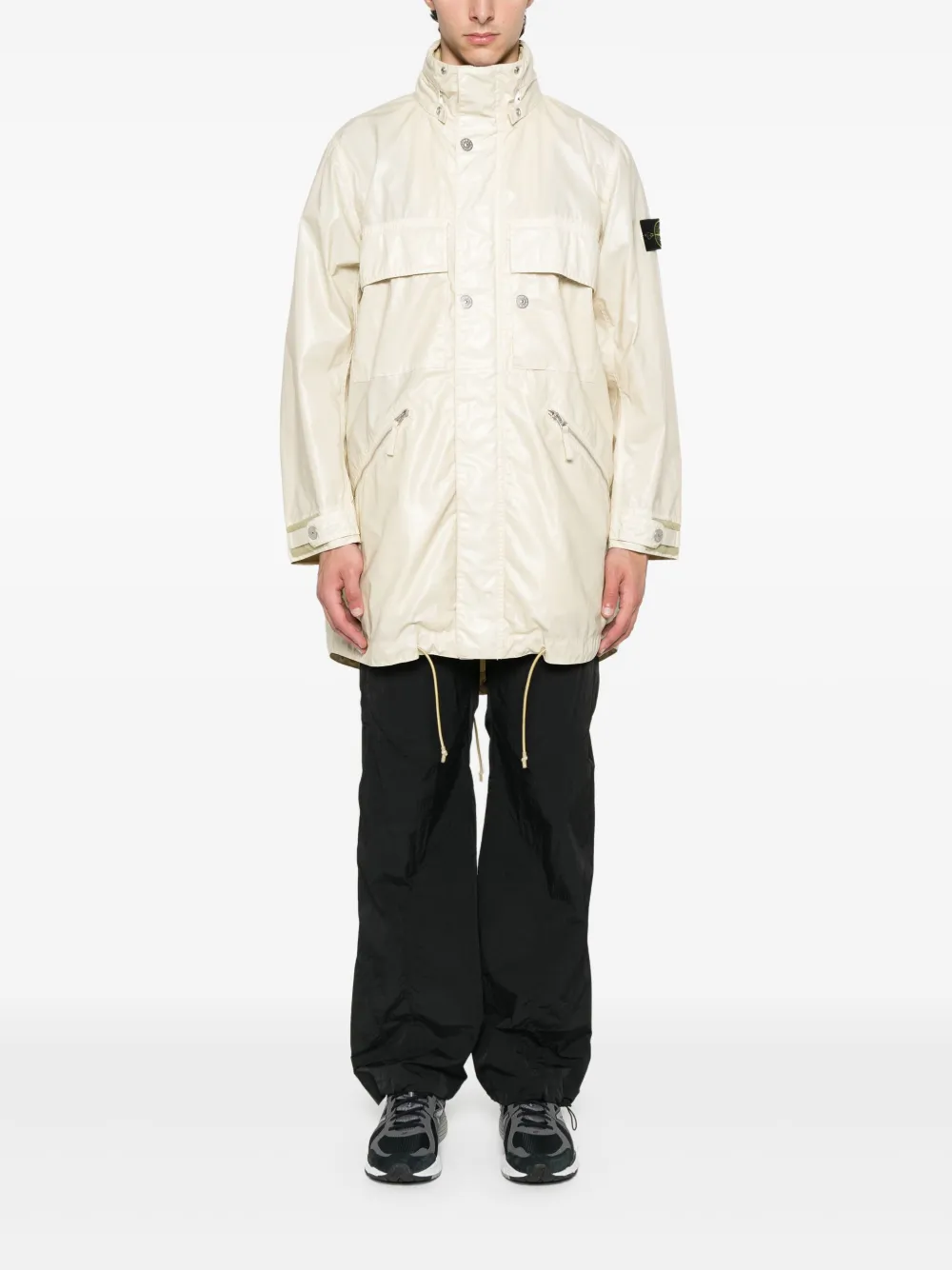 Stone Island logo-patch parka | Parkas | Image 2