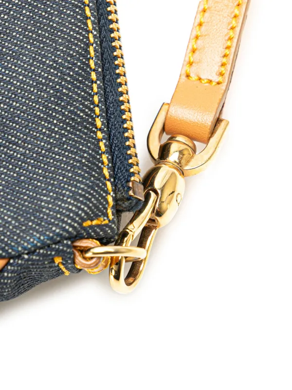 Christian Dior Pre-Owned 2001 ミニ デニム サドル ポシェット