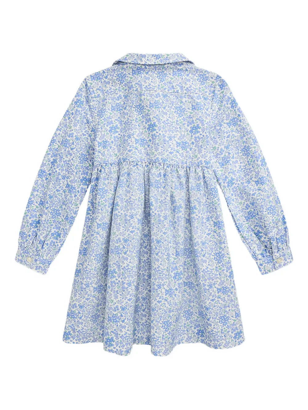 POLO RALPH LAUREN KIDS Shirtjurk met bloemenprint Blauw