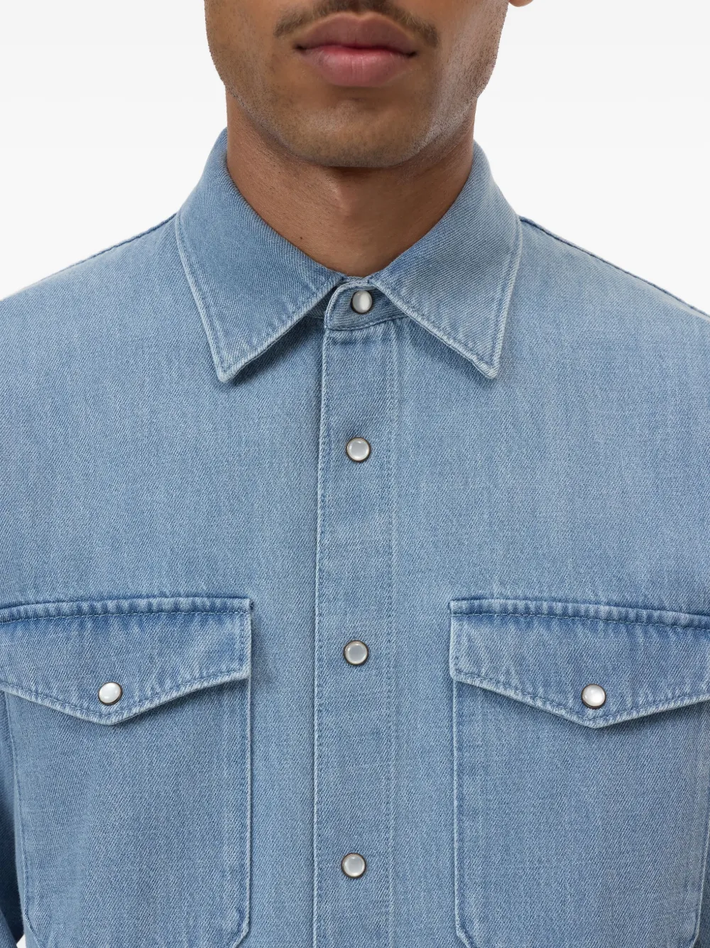 Closed Denim overhemd Blauw