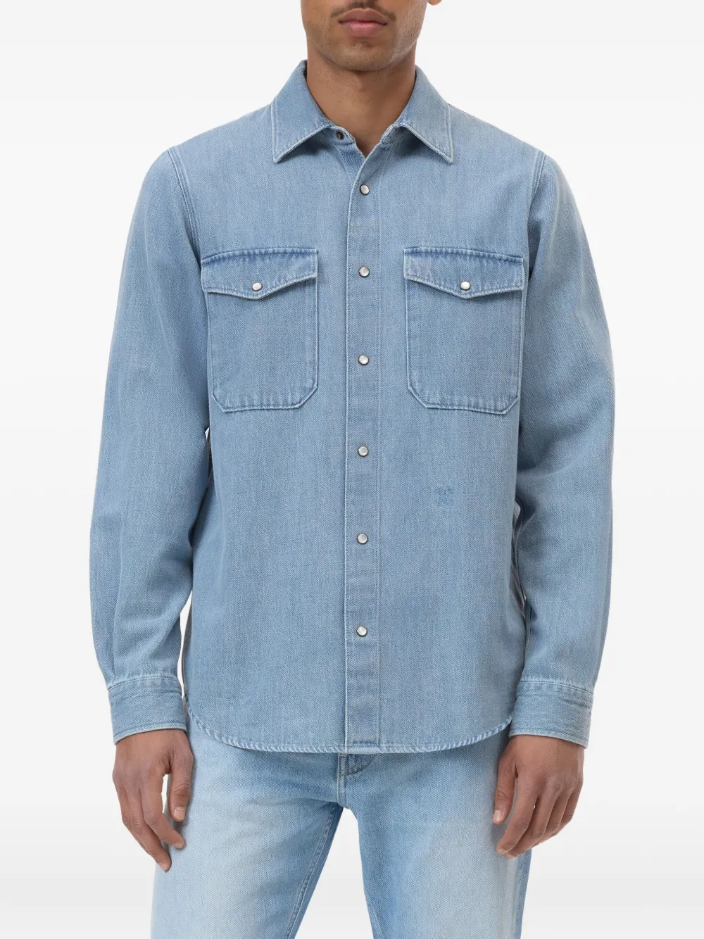 Closed Denim overhemd Blauw