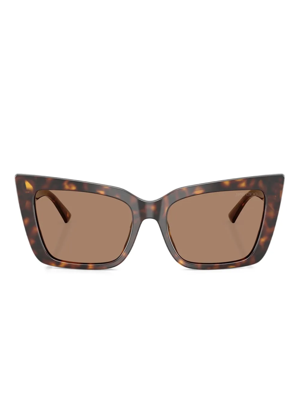 Jimmy Choo Eyewear Occhiali da sole cat-eye Havana - Marrone