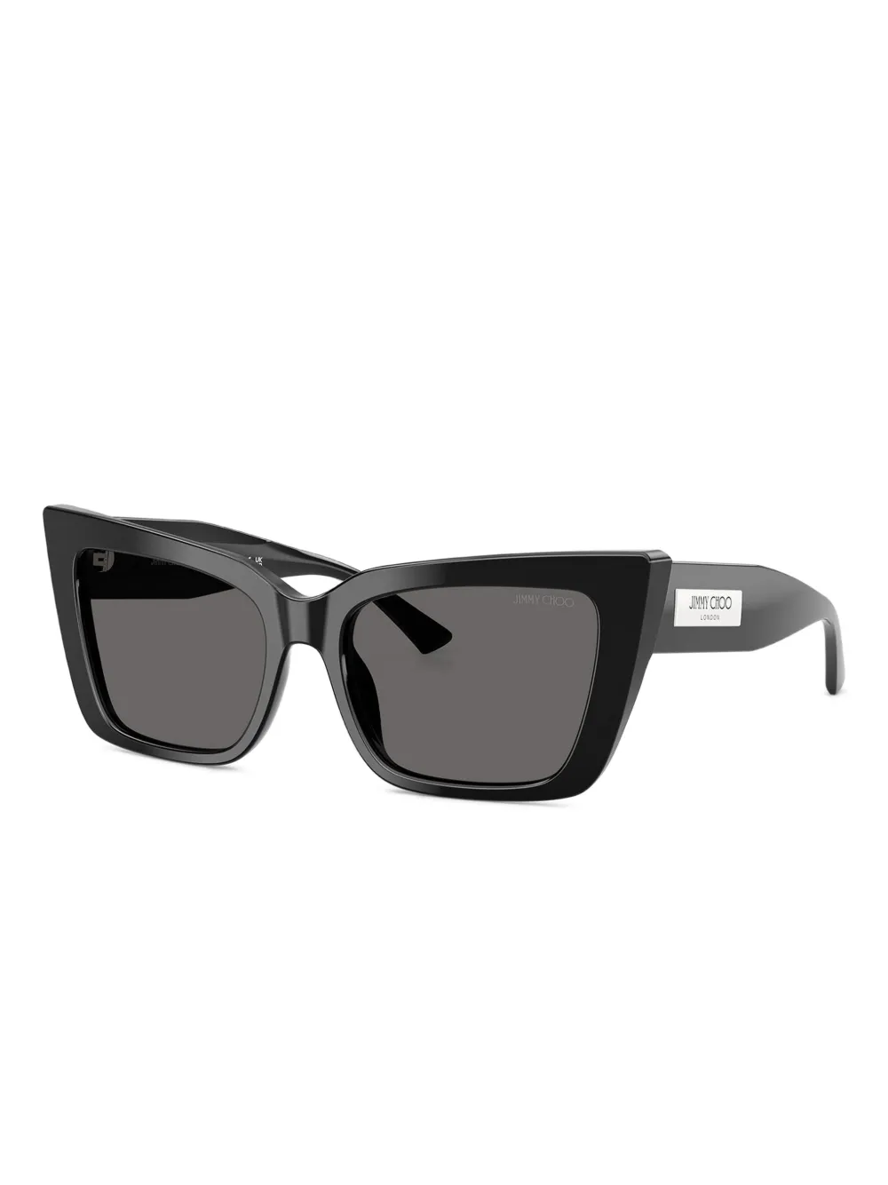 Jimmy Choo Eyewear Zonnebril met cat-eye montuur Zwart