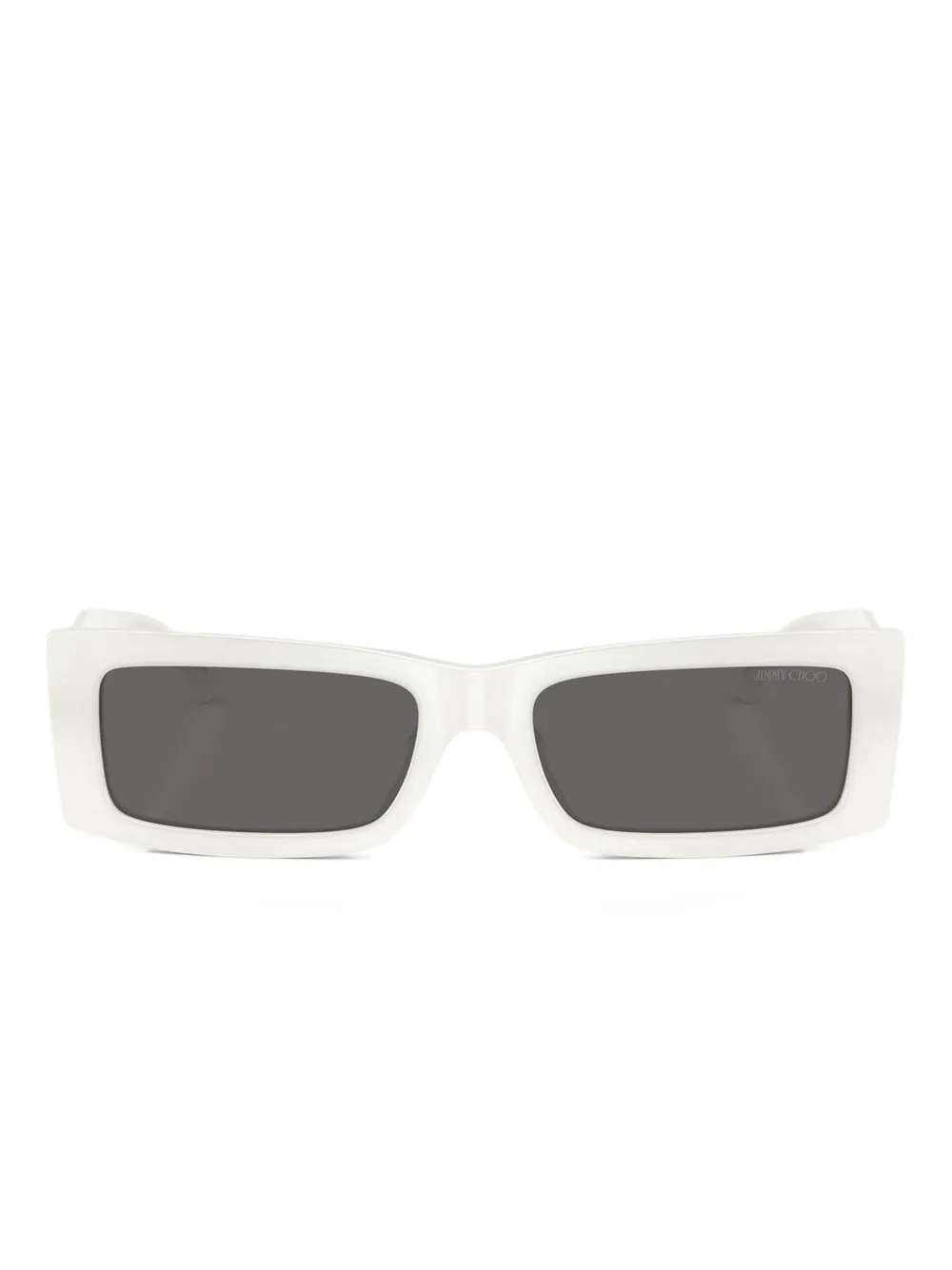 Jimmy Choo Eyewear Occhiali da sole squadrati - Bianco