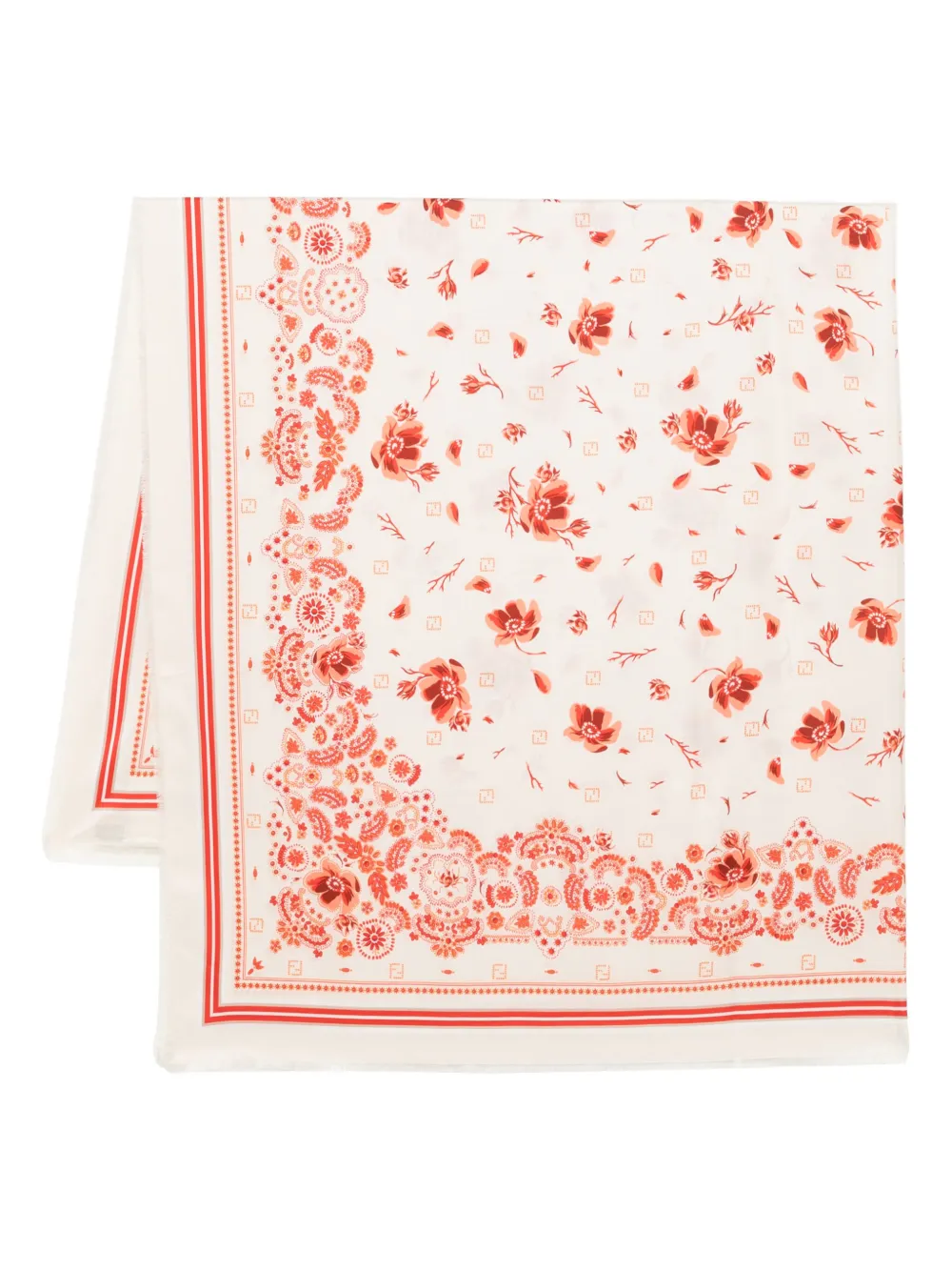 FENDI printed scarf | Neutrals | Image 1