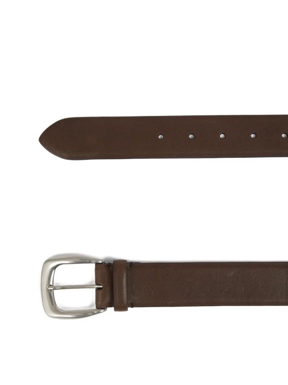 Maison Margiela ^ leren riem - Bruin