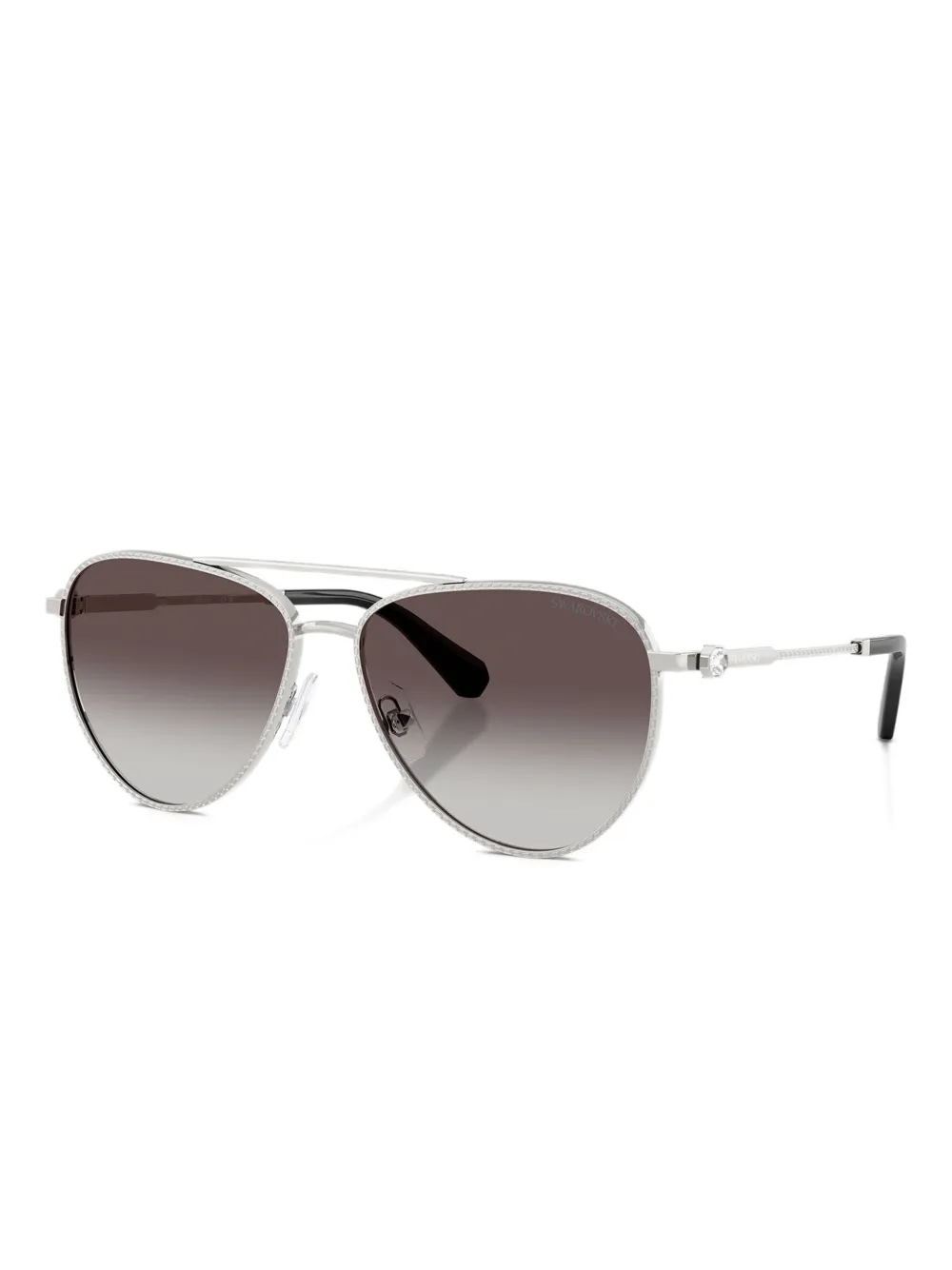Swarovski Eyewear Zonnebril met piloten montuur - Grijs