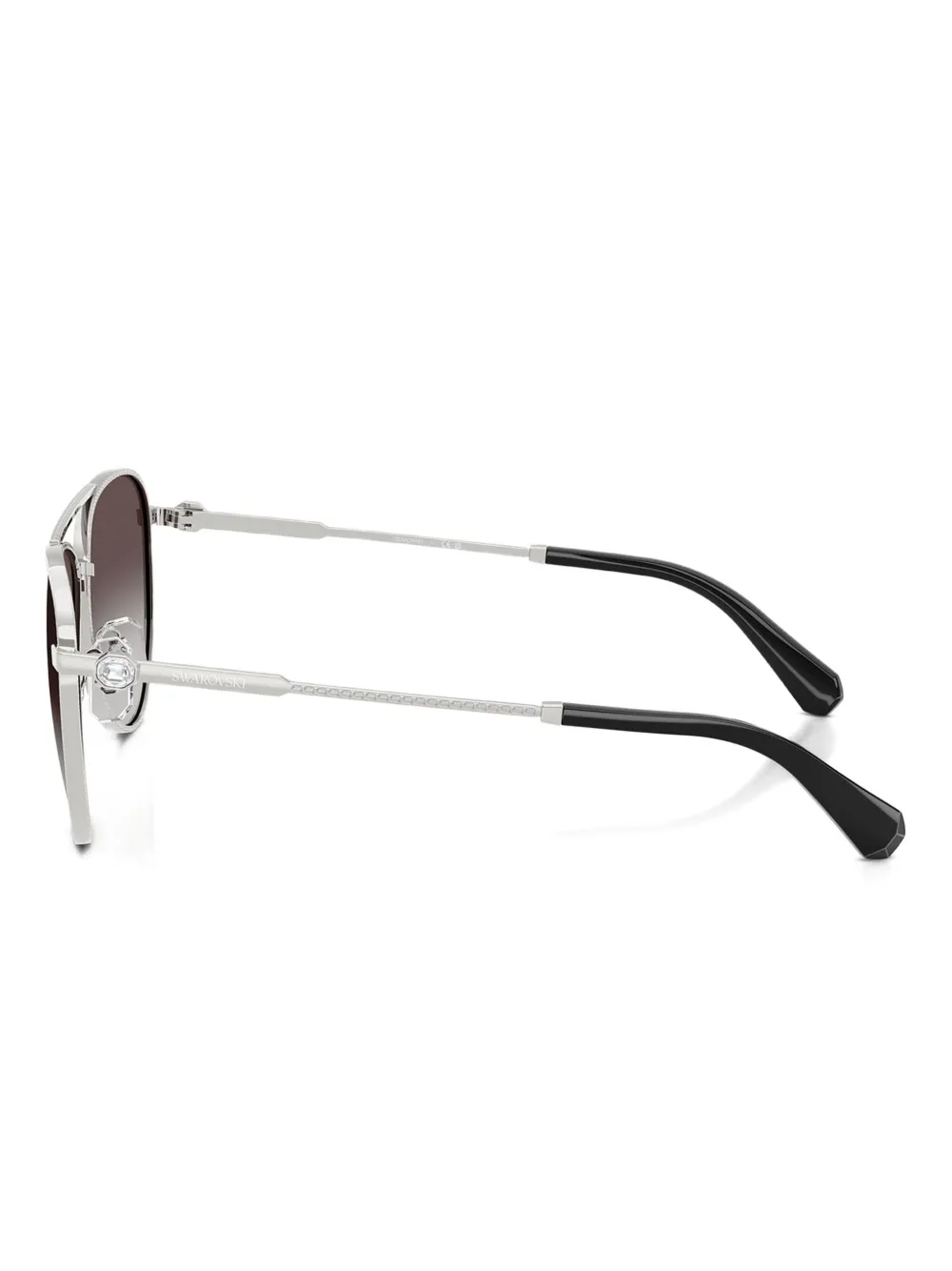 Swarovski Eyewear Zonnebril met piloten montuur Grijs