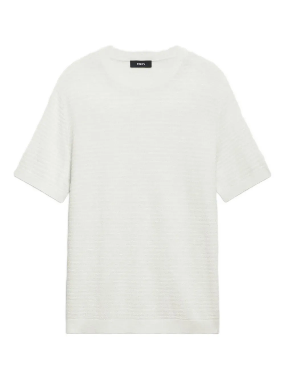 linen-blend T-shirt