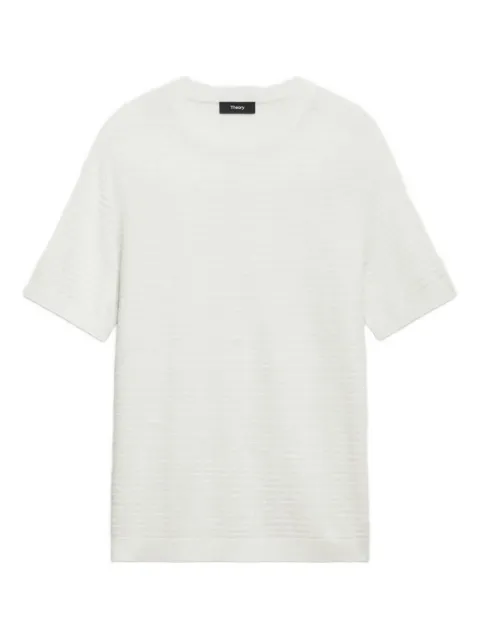 Theory linen-blend T-shirt