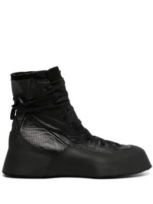 Nicolas Andreas Taralis touch-strap high-top Leather Sneakers