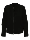 Leon Emanuel Blanck cotton zip-up cardigan - Black