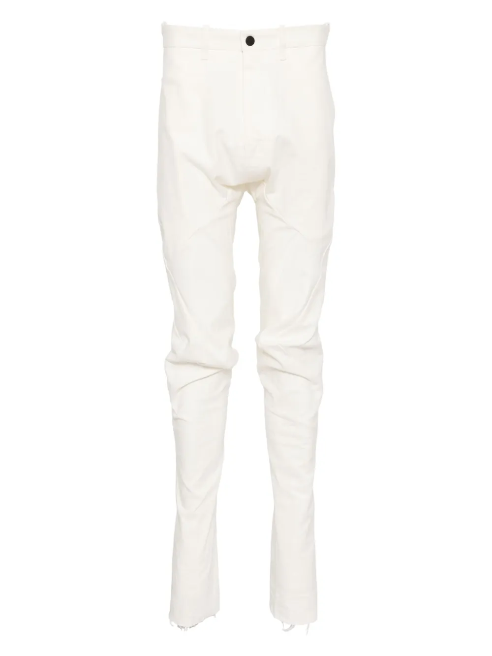 Leon Emanuel Blanck drop-crotch trousers | White | Image 1