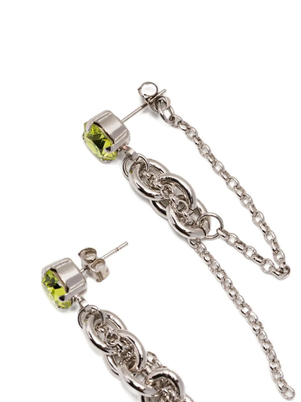Justine Clenquet Lucy Earrings In Green