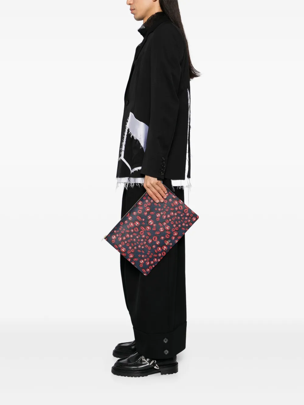 Undercover graphic-print clutch bag | Men | Image 2