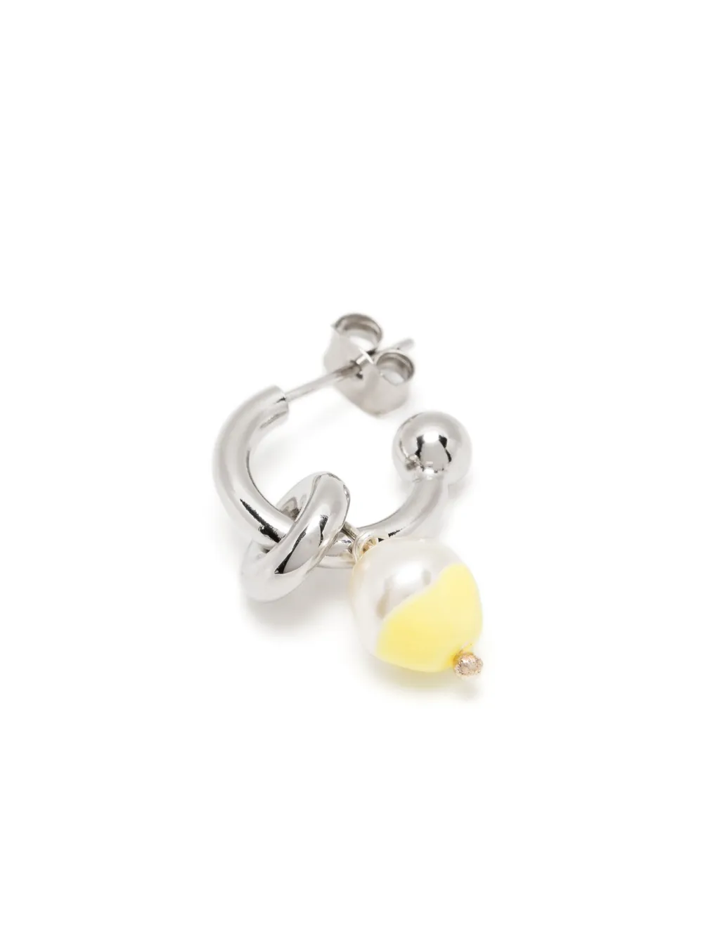 Justine Clenquet Ethan pearl earrings - Geel