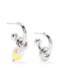 Justine Clenquet Ethan pearl earrings - Yellow