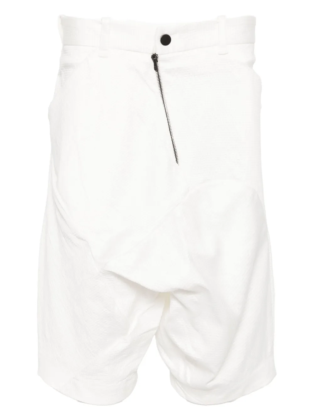 Leon Emanuel Blanck drop-crotch shorts | White | Image 1