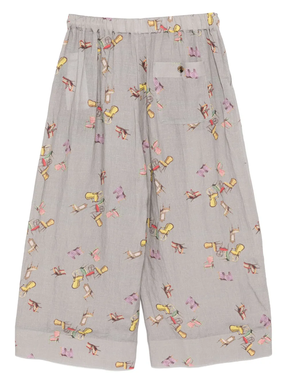 Undercover linen wide-leg pants | Wide-Leg Pants | Image 2