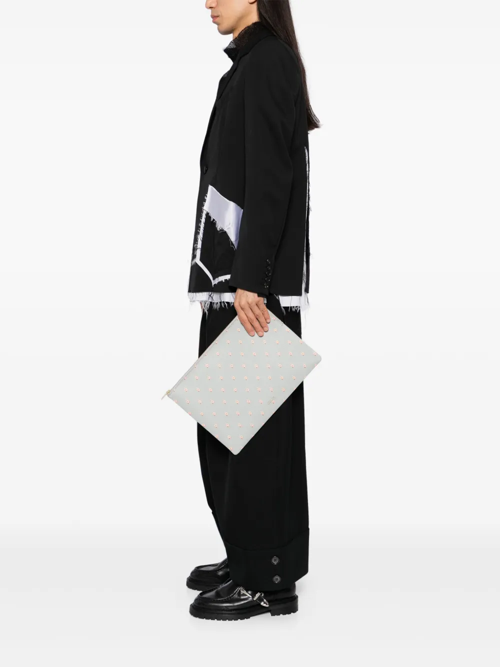 Undercover graphic-print clutch bag | Men | Image 2