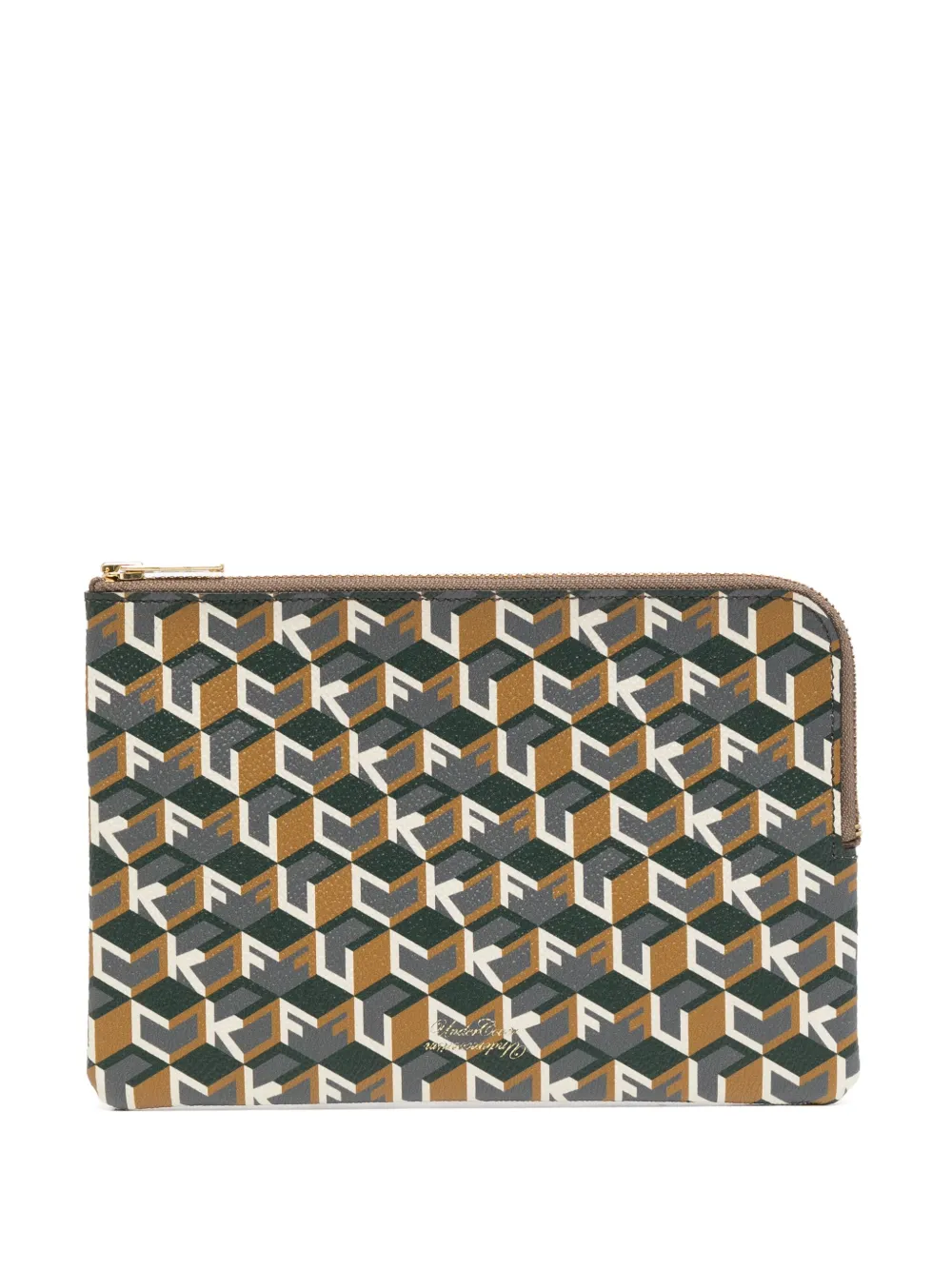 Undercover graphic-print wallet - ニュートラル Undercover graphic-print wallet - ニュートラル