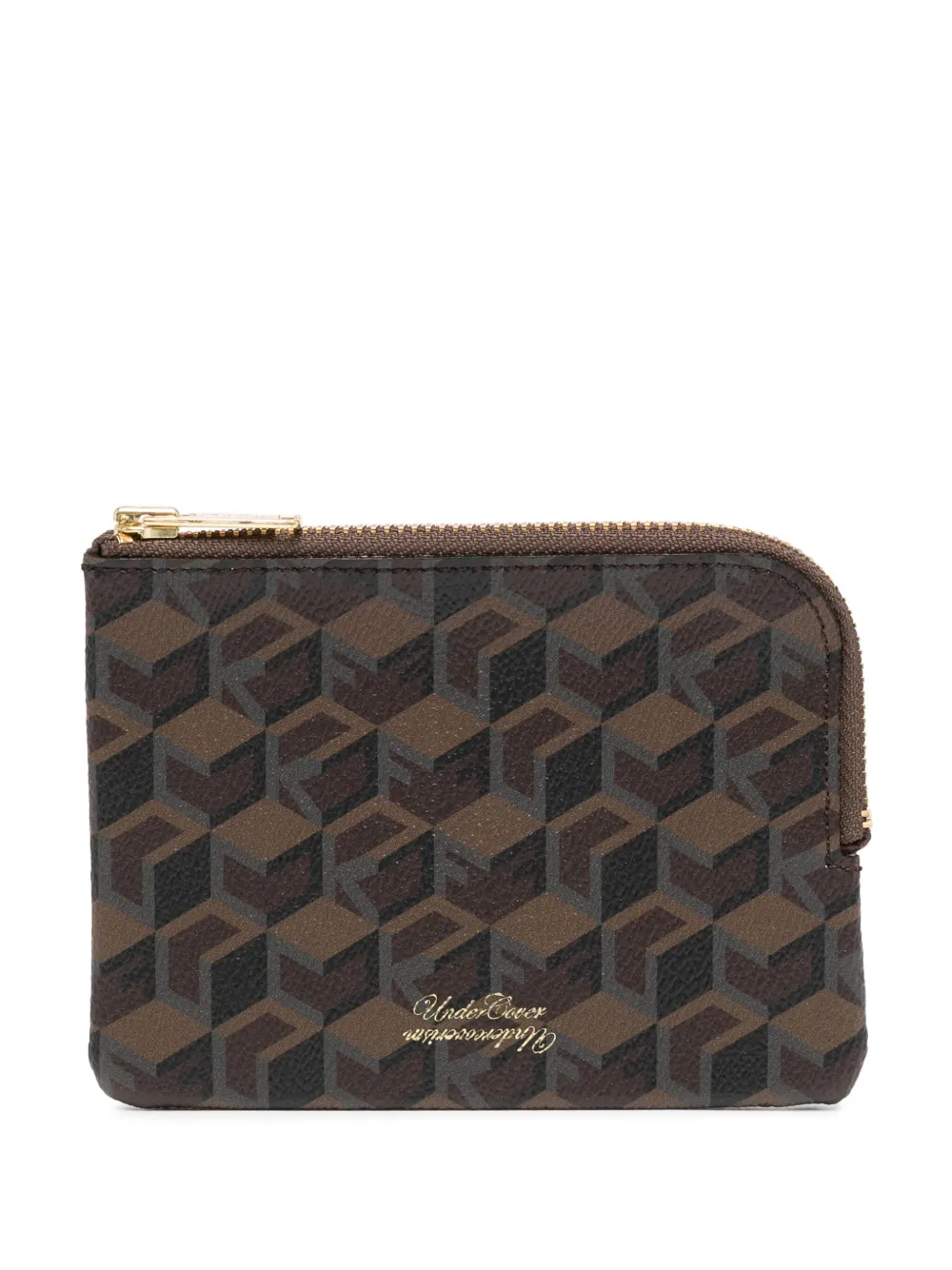 Undercover graphic-print wallet - ブラウン Undercover graphic-print wallet - ブラウン