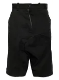 Leon Emanuel Blanck drop-crotch shorts - Black