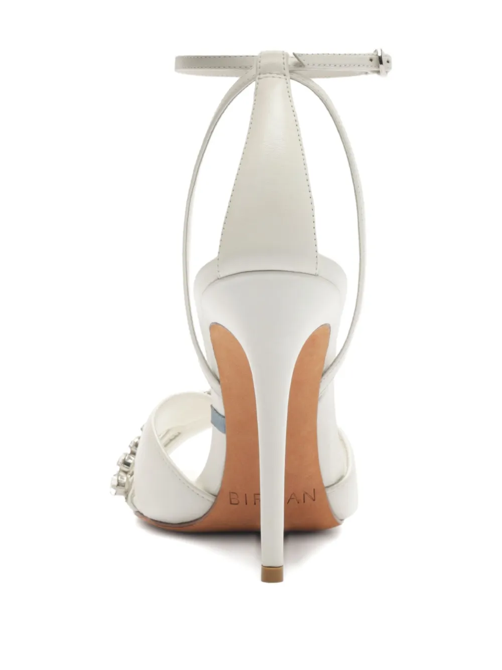 Alexandre Birman 100 mm Georgina sandalen met hak Wit