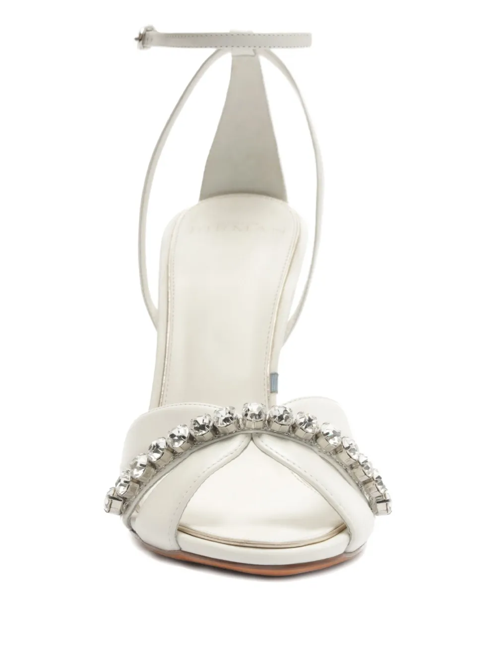 Alexandre Birman 100 mm Georgina sandalen met hak Wit