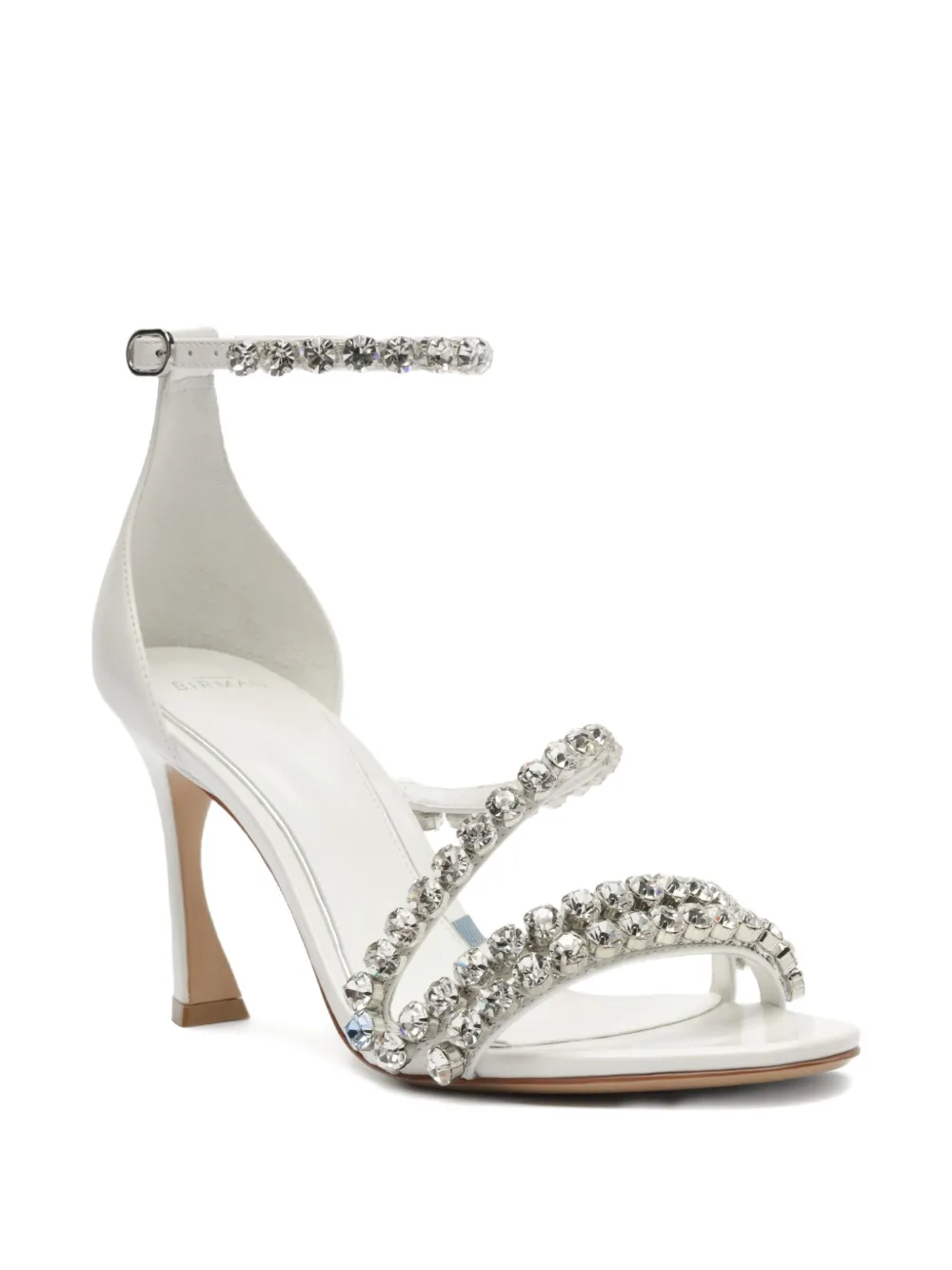Alexandre Birman 85mm Something Blue sandals White