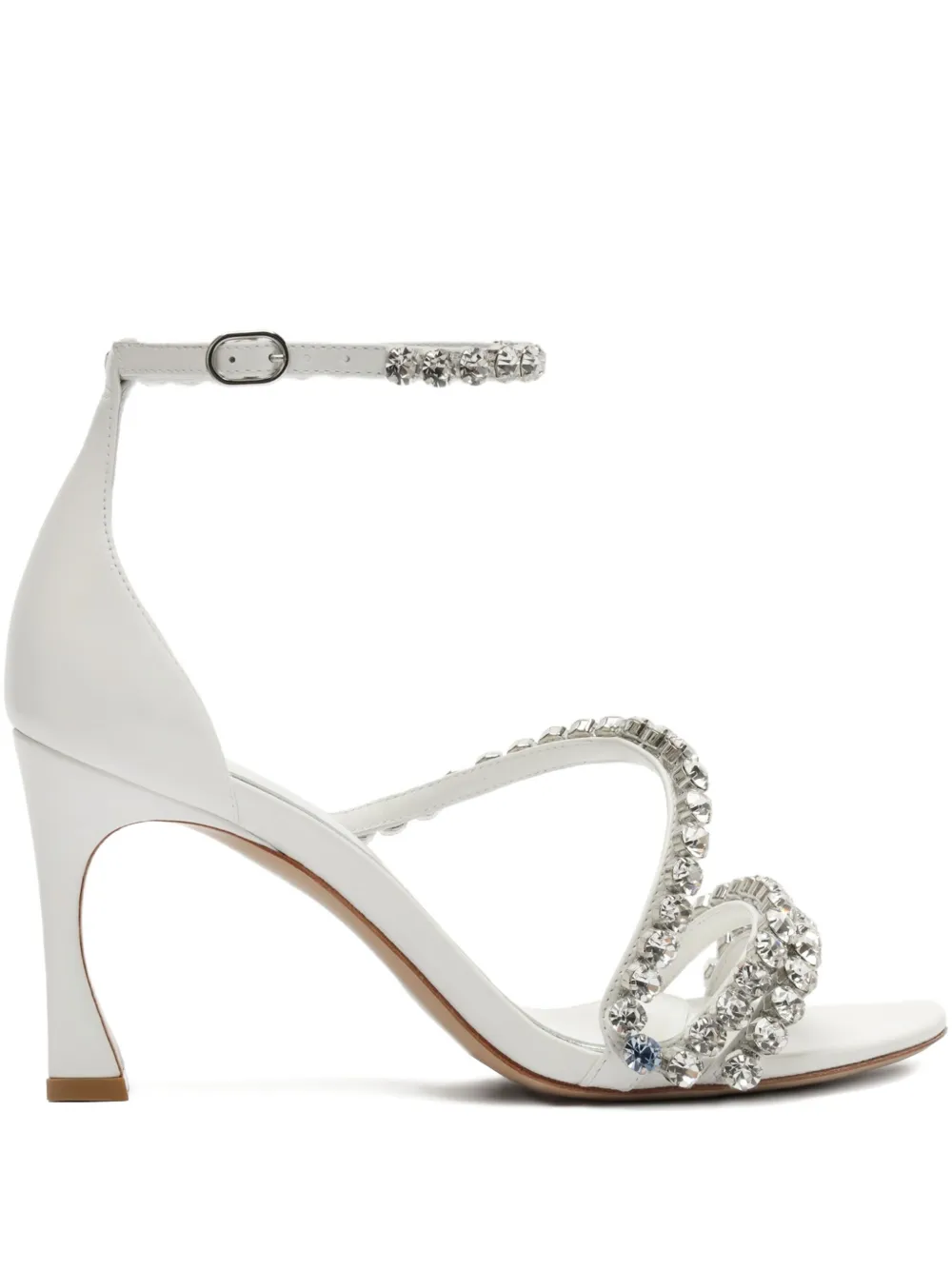 Alexandre Birman 85mm Something Blue sandals White