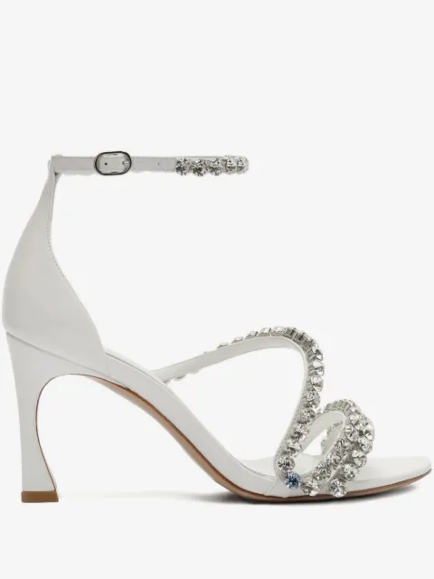 Alexandre Birman azul sandalias Something con tacón de 85mm