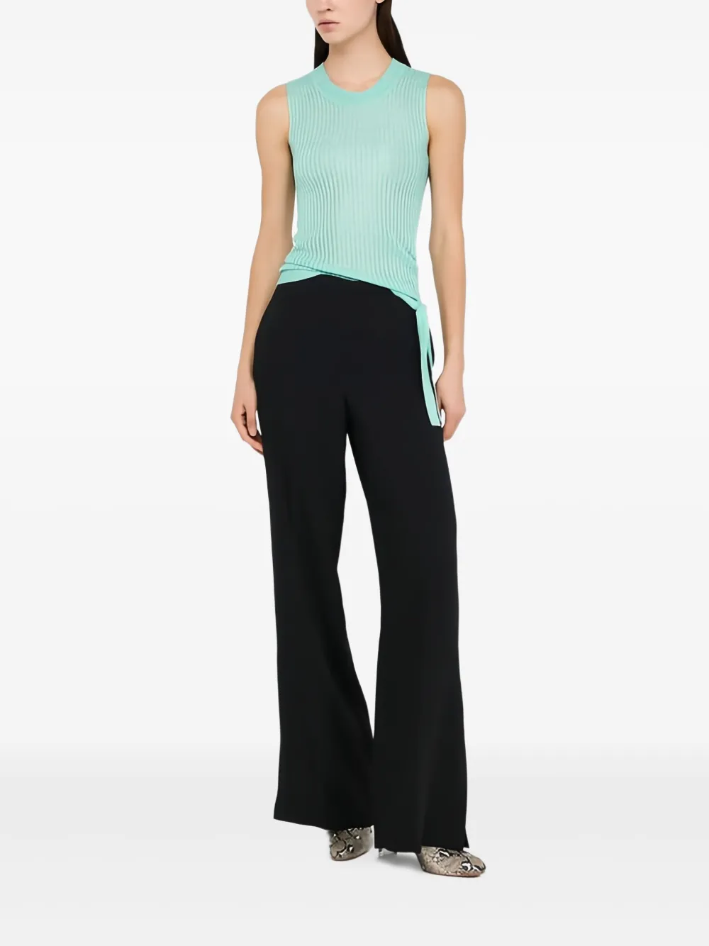 LIU JO ribbed knit top | Blue | Image 1