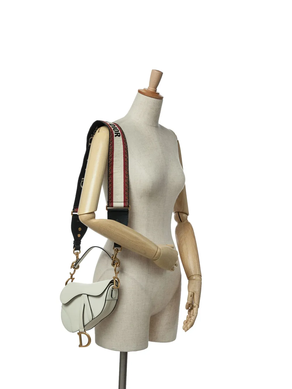Christian Dior Pre-Owned 2020 Mini Grained Calfskin Saddle Bag satchel | Pre-Owned | Image 2
