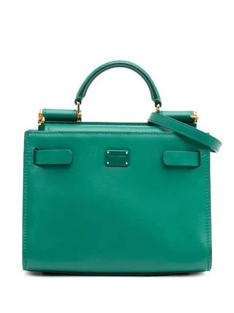 Dolce & Gabbana Pre-Owned 2000-2024 Small Leather Sicily 62 satchel
