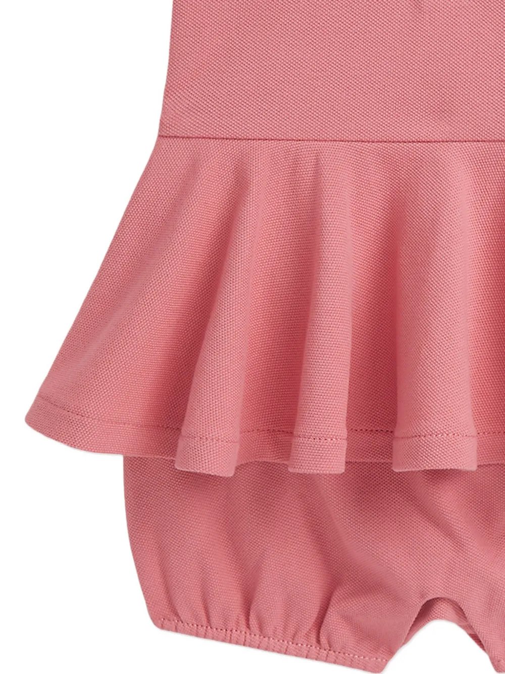 POLO RALPH LAUREN KIDS Romper met ruches Roze