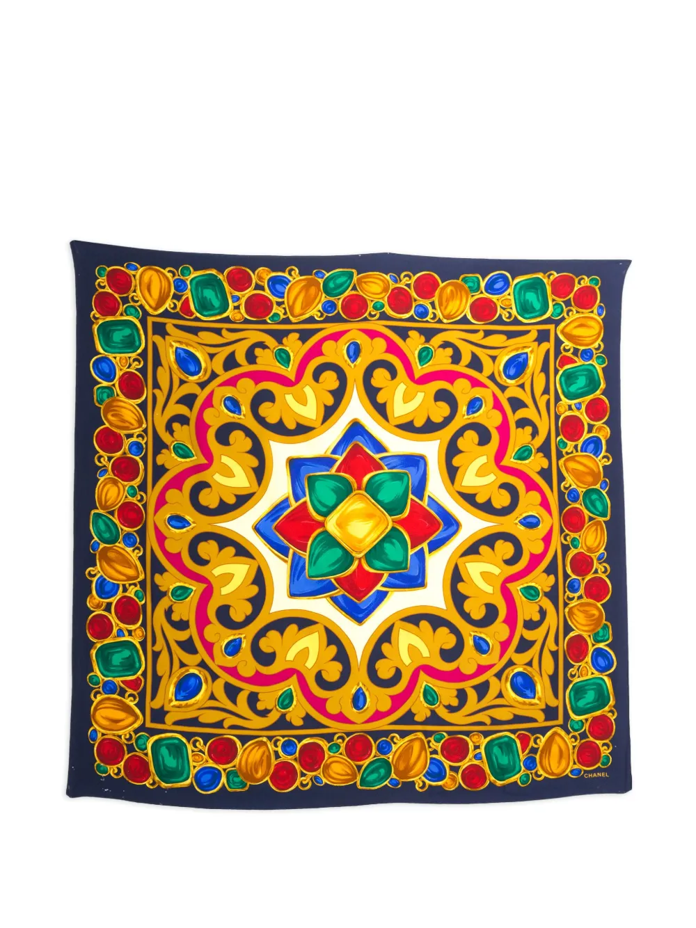 CHANEL Pre-Owned 1980s gemstone-print scarf | Image 2