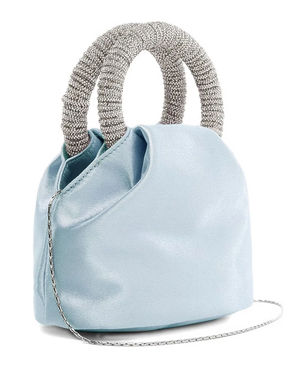 Twenty Four Haitch Crystal-embellished Satin Tote Bag