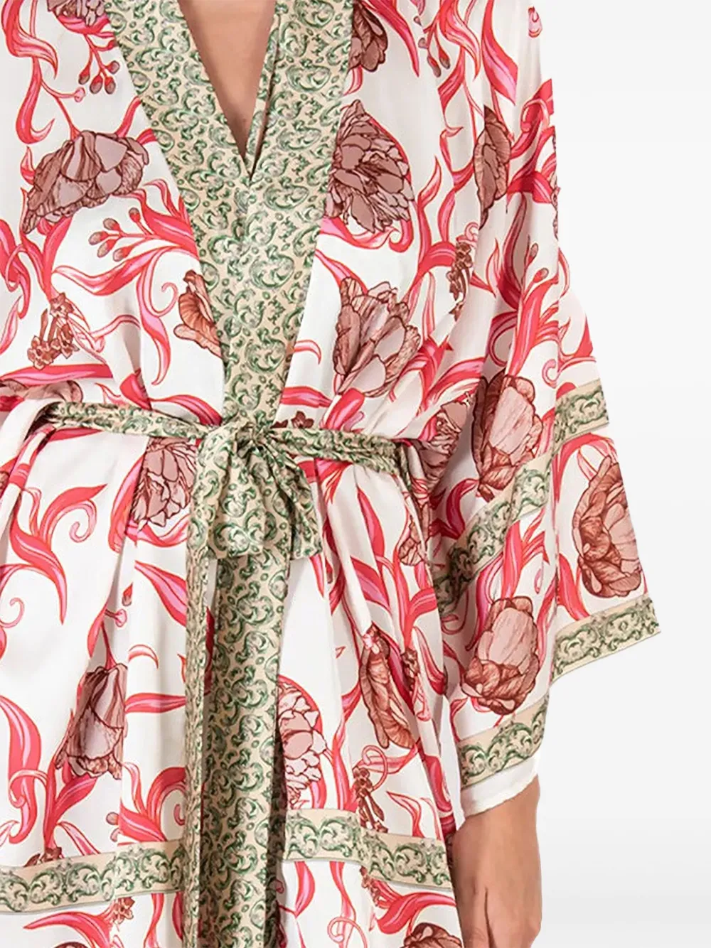 Mazzei floral-print belted robe | Image 2
