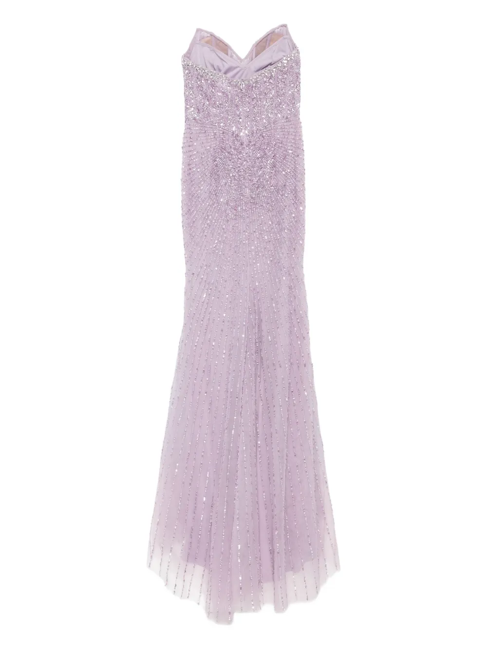 Holland & Holland embellished mermaid maxi dress - Paars