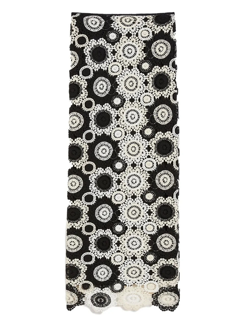 Pennyblack crochet-lace midi skirt Zwart