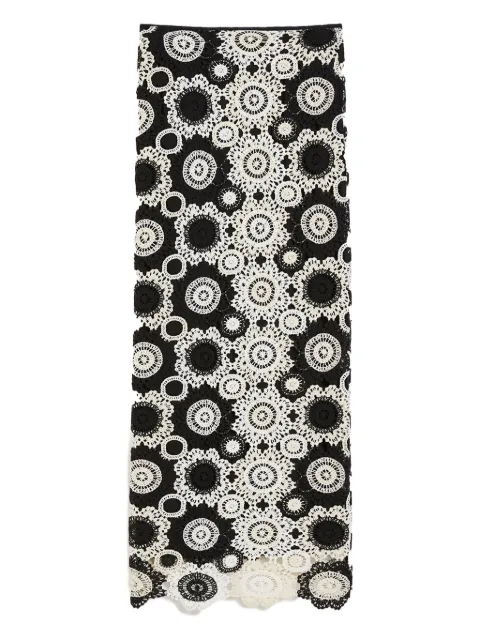 Pennyblack crochet-lace midi skirt